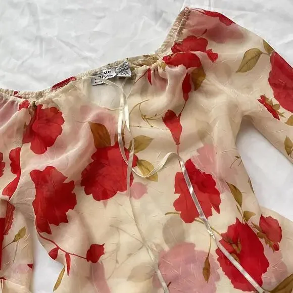 Y2K UNIQUE SPECTRUM FAIRY BLOUSE - Picture 6 of 8